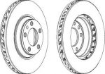 Ferodo DDF1408LC-1 тормозной диск на VW TOUAREG (7LA, 7L6, 7L7)
