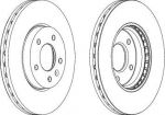 FERODO Диск тормозной передний CHEVROLET CRUZE/OPEL ASTRA J R16 D=300mm (к-кт 2 шт., цена за 1 шт.) (DDF1870)