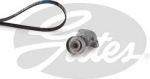 Gates K015PK985 поликлиновой ременный комплект на OPEL ASTRA F Наклонная задняя часть (53_, 54_, 58_, 59_)