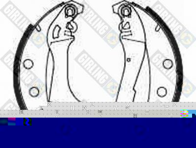 Girling 5180373 комплект тормозных колодок на FIAT 131 Familiare/Panorama (131_)