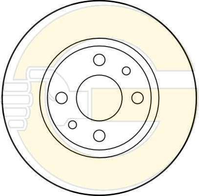Girling 6017883 тормозной диск на FIAT CROMA (154)