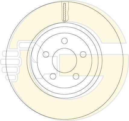 Girling 6062445 тормозной диск на CHRYSLER 300 C Touring (LX)