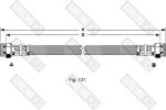 Girling 9001298 тормозной шланг на FIAT CINQUECENTO (170)