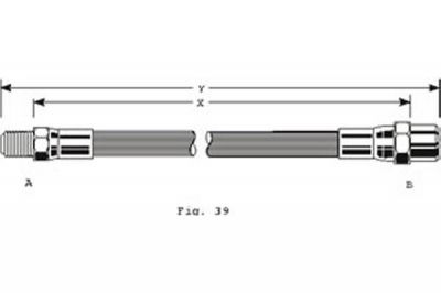 Girling 9002111 тормозной шланг на VW POLO купе (86C, 80)