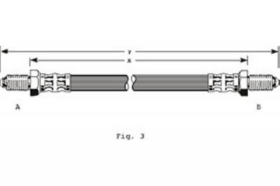 Girling 9003147 тормозной шланг на FORD TAUNUS '80 (GBS, GBNS)