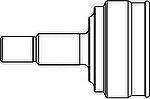 GSP 810076 ШРУС CITROEN BERLINGO/PEUGEOT PARTNER 1.4-1.9D 98- нар.(ABS)