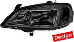 Hella 1EG 007 640-361 основная фара на OPEL ASTRA G универсал (F35_)