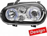 Hella 1EL 009 300-041 основная фара на VW GOLF IV (1J1)