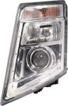 HELLA Фара основная правая Folvo FH/FM 2005-> (галоген с LED полосой) для авто с пневмоподвеской (1EL010478-101)