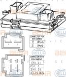 HELLA Блок управления отопителем F01/F07/F10 (64 11 9 220 847, 5HL351321541)