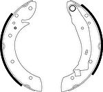 Hella 8DB 355 001-721 комплект тормозных колодок на PEUGEOT PARTNER фургон (5)