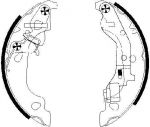 Hella 8DB 355 002-571 комплект тормозных колодок на FIAT PUNTO (188)