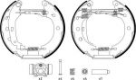 Hella 8DB 355 004-401 комплект тормозных колодок на NISSAN KUBISTAR (X76)