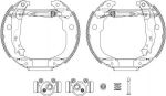 Hella 8DB 355 005-001 комплект тормозных колодок на PEUGEOT 207 (WA_, WC_)