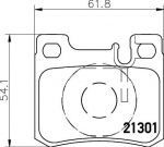Hella 8DB 355 007-671 комплект тормозных колодок, дисковый тормоз на MERCEDES-BENZ 190 (W201)