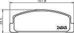 HELLA КОМПЛЕКТ ТОРМОЗНЫХ КОЛОДОК, ДИСКОВЫЙ ТОРМОЗ (8DB 355 011-131)
