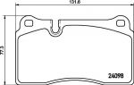 HELLA КОМПЛЕКТ ТОРМОЗНЫХ КОЛОДОК, ДИСКОВЫЙ ТОРМОЗ (8DB 355 011-851)