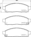 Hella 8DB 355 013-221 комплект тормозных колодок, дисковый тормоз на MITSUBISHI PAJERO SPORT II (KH_, KG_)