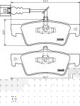 Hella 8DB 355 013-841 комплект тормозных колодок, дисковый тормоз на VW TRANSPORTER V c бортовой платформой/ходовая часть (7JD, 7JE,