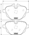 Hella 8DB 355 013-921 комплект тормозных колодок, дисковый тормоз на 5 (F10, F18)