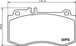 HELLA КОМПЛЕКТ ТОРМОЗНЫХ КОЛОДОК, ДИСКОВЫЙ ТОРМОЗ (8DB 355 014-821)