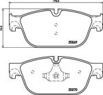 Hella 8DB 355 015-061 комплект тормозных колодок, дисковый тормоз на PEUGEOT 407 SW (6E_)