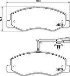 Hella 8DB 355 015-311 комплект тормозных колодок, дисковый тормоз на OPEL MOVANO B фургон