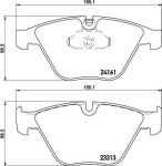 HELLA КОМПЛЕКТ ТОРМОЗНЫХ КОЛОДОК, ДИСКОВЫЙ ТОРМОЗ (8DB 355 015-601)