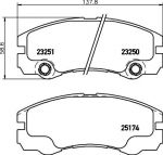 Hella 8DB 355 017-131 комплект тормозных колодок, дисковый тормоз на OPEL FRONTERA B (6B_)