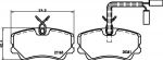 Hella 8DB 355 017-791 комплект тормозных колодок, дисковый тормоз на ALFA ROMEO 33 (905)