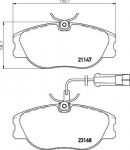 Hella 8DB 355 018-181 комплект тормозных колодок, дисковый тормоз на FIAT TIPO (160)