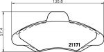 Hella 8DB 355 019-041 комплект тормозных колодок, дисковый тормоз на FORD ESCORT VII седан (GAL, AFL)