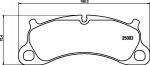 Hella 8DB 355 019-731 комплект тормозных колодок, дисковый тормоз на PORSCHE 911 кабрио (991)