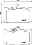 Hella 8DB 355 019-851 комплект тормозных колодок, дисковый тормоз на LEXUS GS (GRL1_, GWL1_)