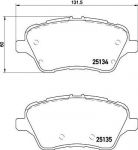 Hella 8DB 355 020-621 комплект тормозных колодок, дисковый тормоз на FORD B-MAX (JK)