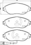 Hella 8DB 355 021-971 комплект тормозных колодок, дисковый тормоз на SKODA SUPERB универсал (3V5)