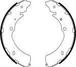 Hella 8DB 355 022-071 комплект тормозных колодок на ISUZU D-MAX (8DH)