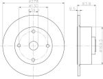 Hella 8DD 355 100-101 тормозной диск на VW KAEFER кабрио (15)