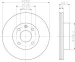 Hella 8DD 355 100-721 тормозной диск на FORD SIERRA (GBG, GB4)