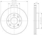 Hella 8DD 355 100-821 тормозной диск на OPEL KADETT E Combo (38_, 48_)