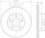Hella 8DD 355 101-351 тормозной диск на AUDI 100 Avant (44, 44Q, C3)