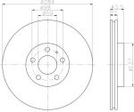 Hella 8DD 355 101-951 тормозной диск на FIAT DOBLO c бортовой платформой/ходовая часть (263)