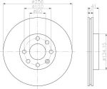 Hella 8DD 355 102-681 тормозной диск на OPEL CORSA B (73_, 78_, 79_)