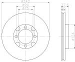 Hella 8DD 355 103-201 тормозной диск на MAZDA 626 III Hatchback (GD)