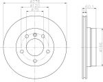 Hella 8DD 355 104-281 тормозной диск на 3 купе (E46)