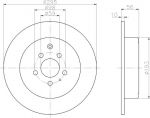 Hella 8DD 355 104-461 тормозной диск на CITROEN EVASION (22, U6)