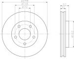Hella 8DD 355 106-011 тормозной диск на PONTIAC TRANS SPORT