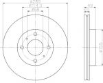 Hella 8DD 355 107-991 тормозной диск на NISSAN PRIMERA Traveller (WP11)