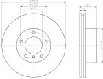 Hella 8DD 355 108-581 тормозной диск на PUCH G-MODELL (W 463)