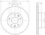 Hella 8DD 355 108-901 тормозной диск на LAND ROVER FREELANDER Soft Top (LN_)